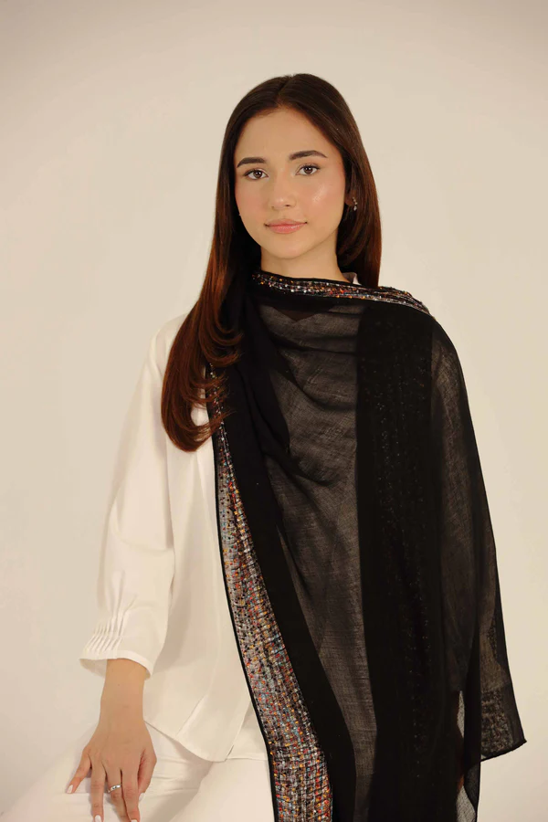 Black Women Scarf-442612103
